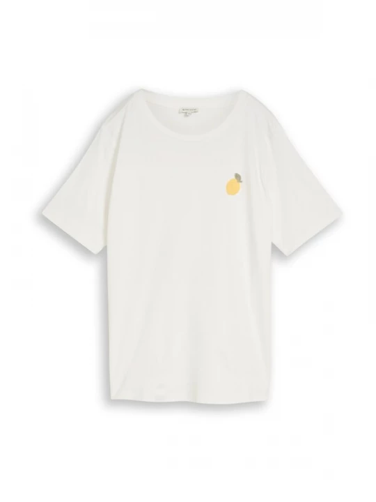 Foto van product Tom Tailor Women + Shirt geel / groen / wit
