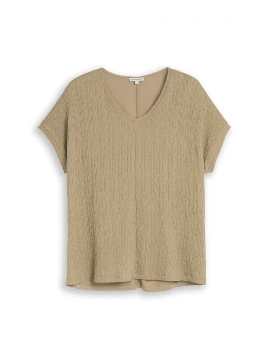 Foto van product Tom Tailor Women + Shirt olijfgroen