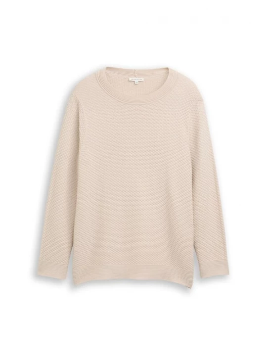 Foto van product Tom Tailor Women + Trui cappuccino