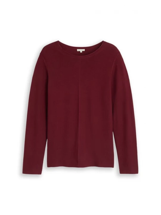 Foto van product Tom Tailor Women + Trui wijnrood