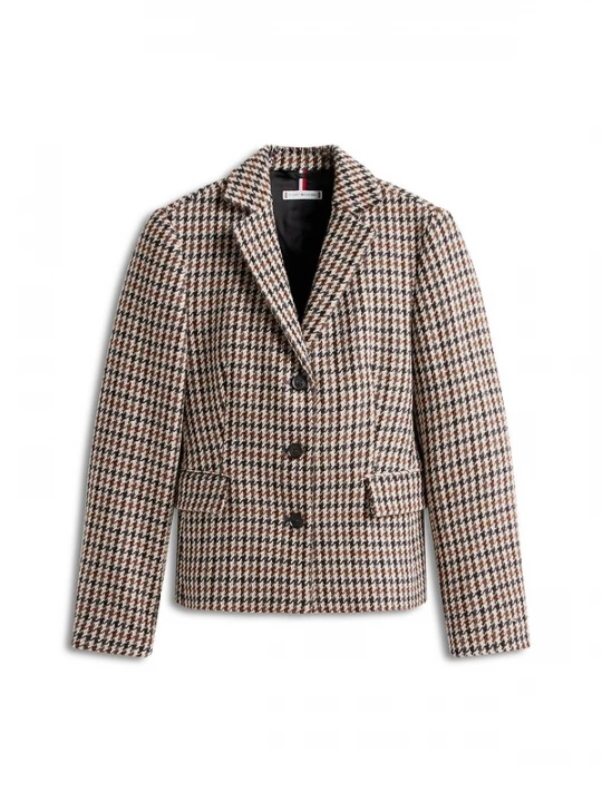 Foto van product TOMMY HILFIGER Blazers 'Heritage' bruin / zwart / wit
