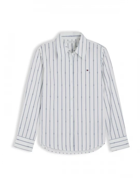 Foto van product TOMMY HILFIGER Blouse donkerblauw / wit