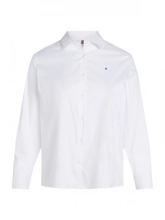 Foto van product TOMMY HILFIGER Blouse 'ESS' navy / rood / wit