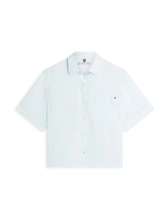 Foto van product TOMMY HILFIGER Blouse 'ESS' pastelblauw