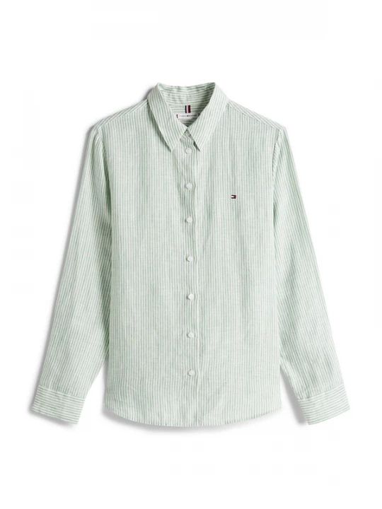Foto van product TOMMY HILFIGER Blouse groen / wit