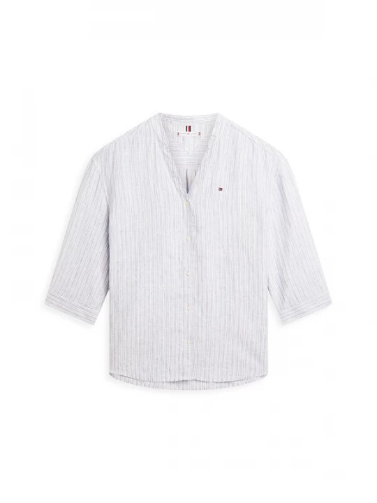 Foto van product TOMMY HILFIGER Blouse pastelblauw / wit
