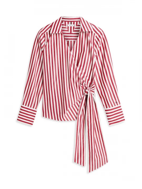 Foto van product TOMMY HILFIGER Blouse rood / wit