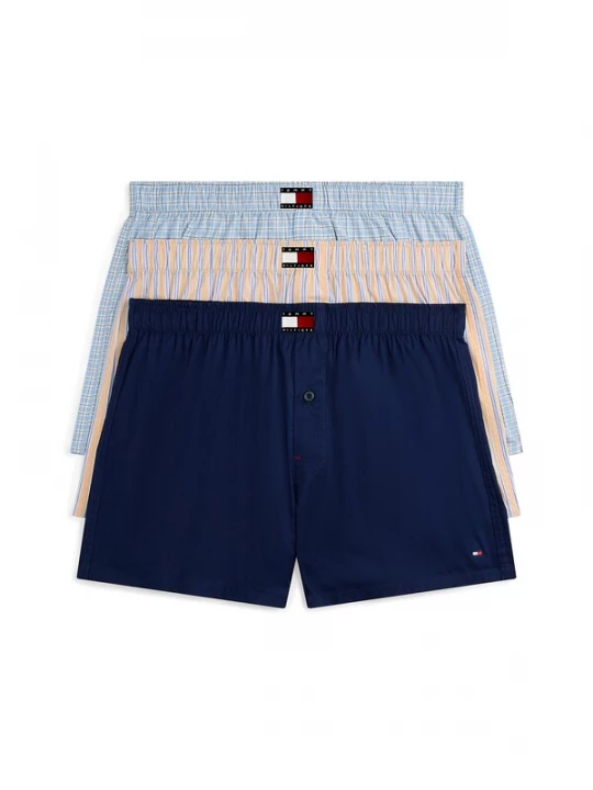 Foto van product TOMMY HILFIGER Boxershorts 'Heritage' sand / navy / lichtblauw