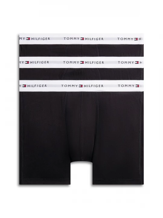 Foto van product TOMMY HILFIGER Boxershorts lichtgrijs / karmijnrood / zwart / wit