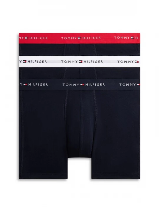 Foto van product TOMMY HILFIGER Boxershorts navy / rood / zwart / wit