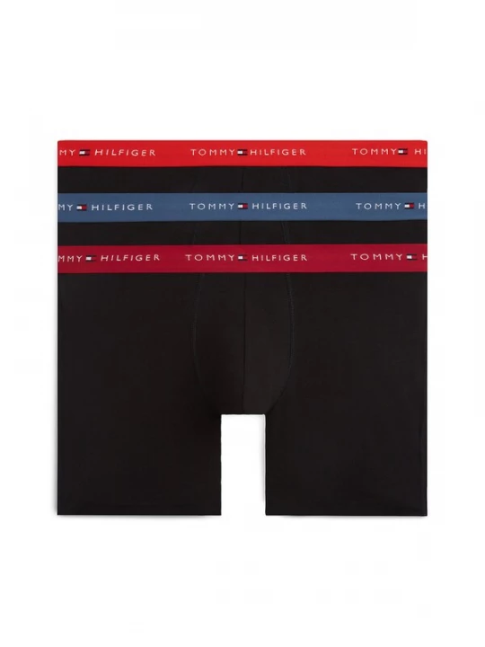 Foto van product TOMMY HILFIGER Boxershorts rood / donkerrood / zwart / wit