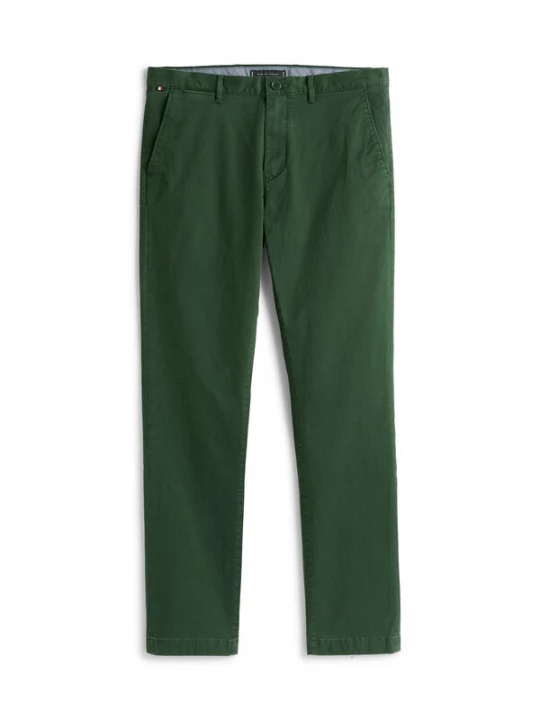 Foto van product TOMMY HILFIGER Broek 'DENTON ESSENTIAL' donkergroen