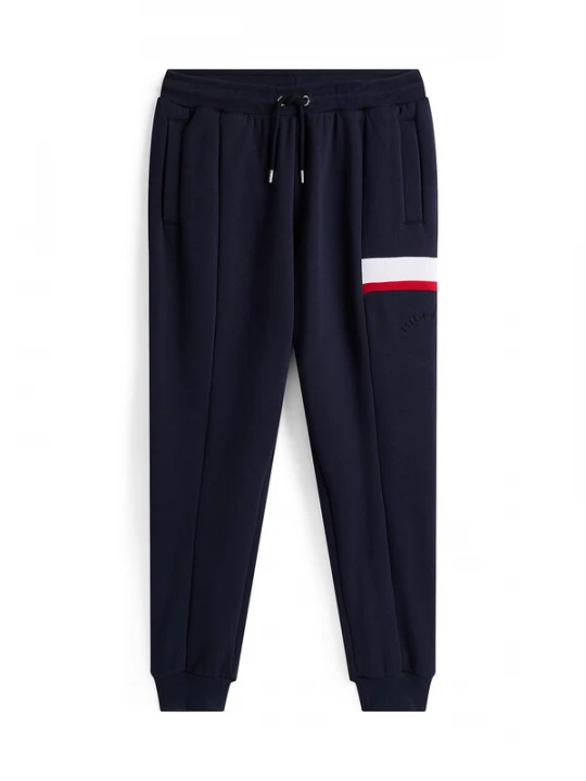 Foto van product TOMMY HILFIGER Broek donkerblauw / cranberry / wit