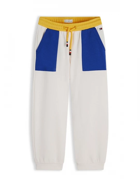 Foto van product TOMMY HILFIGER Broek donkerblauw / geel / wit