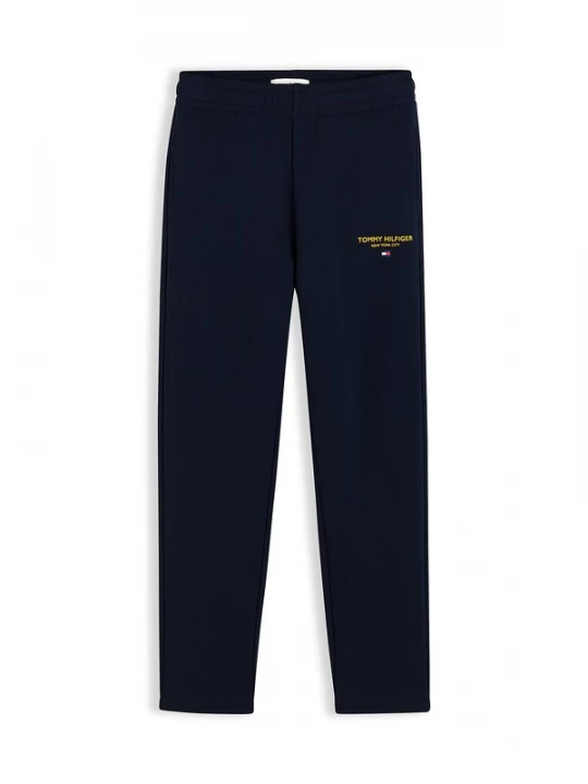 Foto van product TOMMY HILFIGER Broek 'Essential' nachtblauw / goudgeel