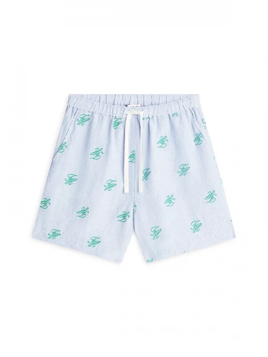 Foto van product TOMMY HILFIGER Broek lichtblauw / groen / wit