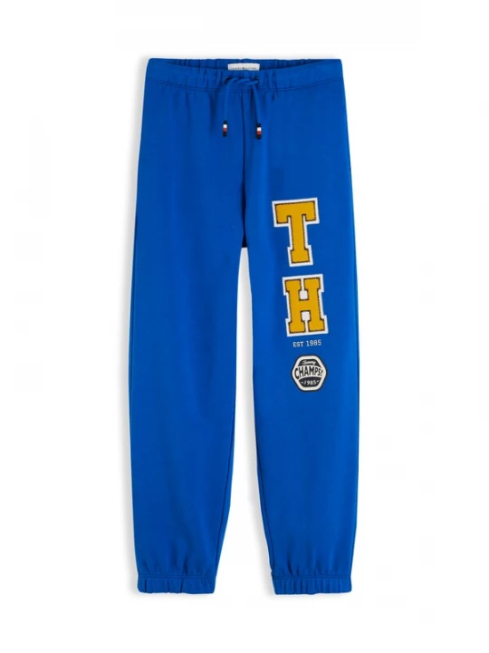 Foto van product TOMMY HILFIGER Broek 'VARSITY' blauw / donkergeel / zwart / offwhite