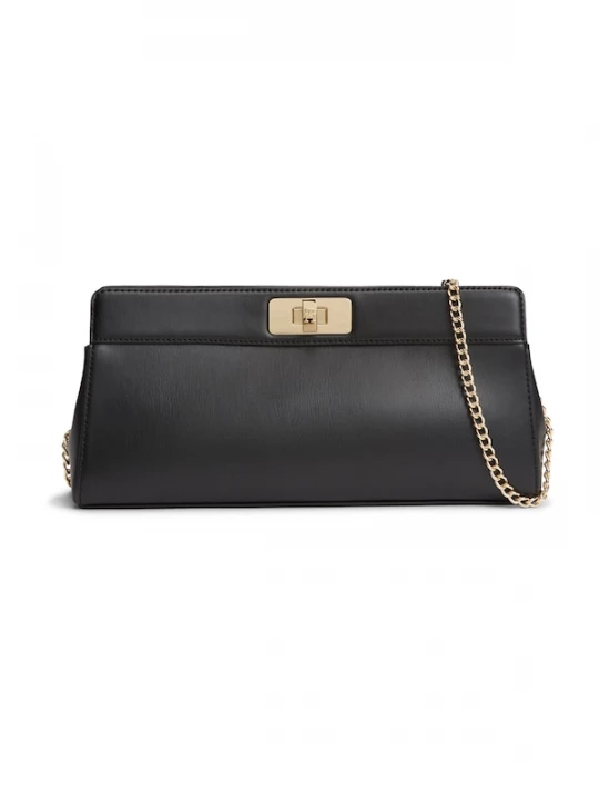 Foto van product TOMMY HILFIGER Clutch 'Modern Chain TH Monogram Clasp Clutch' zwart