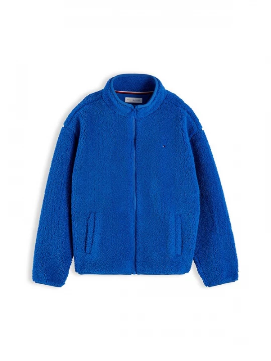 Foto van product TOMMY HILFIGER Fleece jas blauw / navy / rood / wit