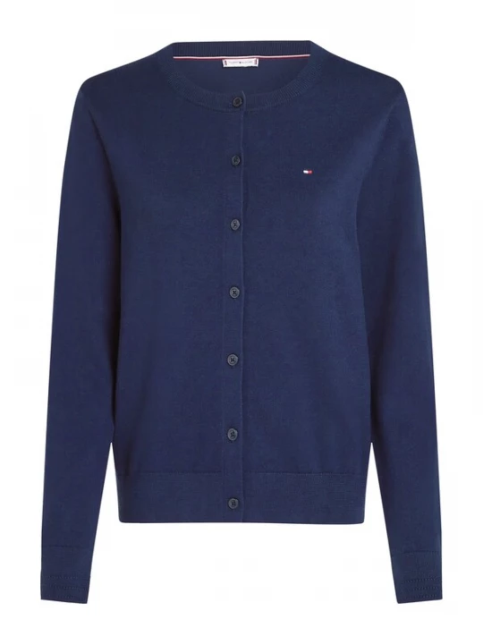 Foto van product TOMMY HILFIGER Gebreid vest 'Fine' navy