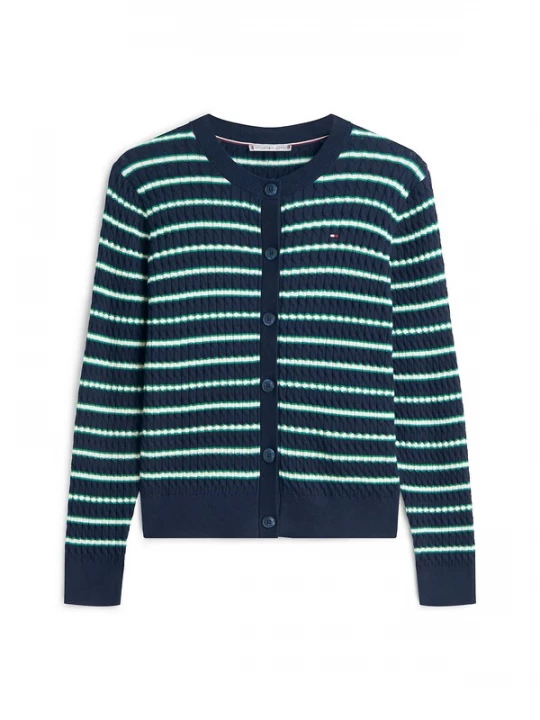 Foto van product TOMMY HILFIGER Gebreid vest navy / azuur