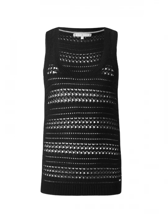 Foto van product TOMMY HILFIGER Gebreide top zwart
