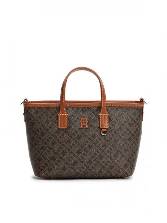 Foto van product TOMMY HILFIGER Handtas beige / bruin / zwart