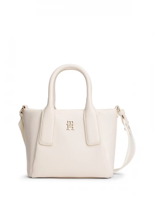 Foto van product TOMMY HILFIGER Handtas 'Essential' crème / goud