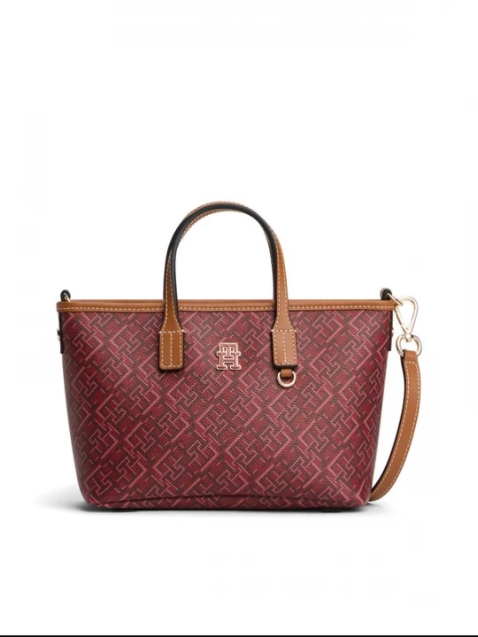 Foto van product TOMMY HILFIGER Handtas grijs / lichtroze / rood