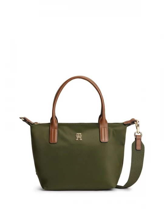 Foto van product TOMMY HILFIGER Handtas 'Popette' bruin / groen