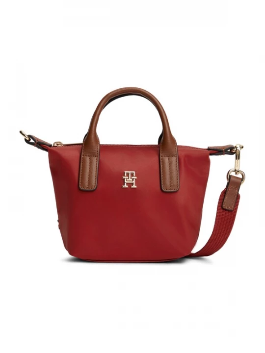 Foto van product TOMMY HILFIGER Handtas 'POPETTE' bruin / rood