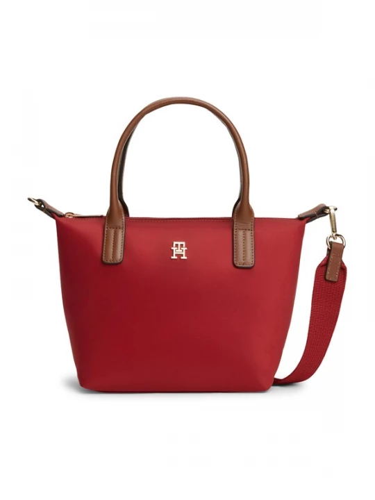Foto van product TOMMY HILFIGER Handtas 'POPETTE' bruin / rood