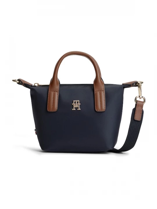 Foto van product TOMMY HILFIGER Handtas 'POPETTE' donkerblauw / bruin