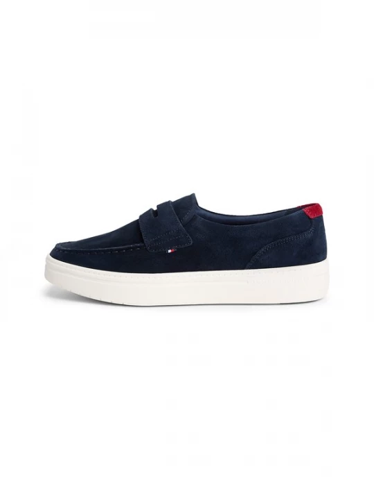 Foto van product TOMMY HILFIGER Instappers navy / rood