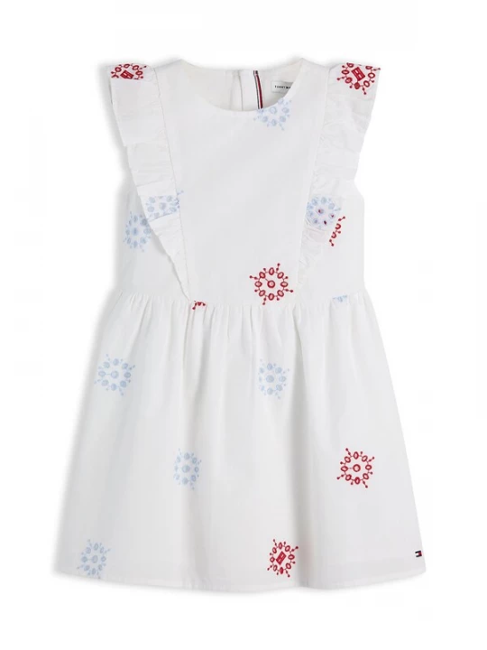 Foto van product TOMMY HILFIGER Jurk blauw / donkerrood / wit