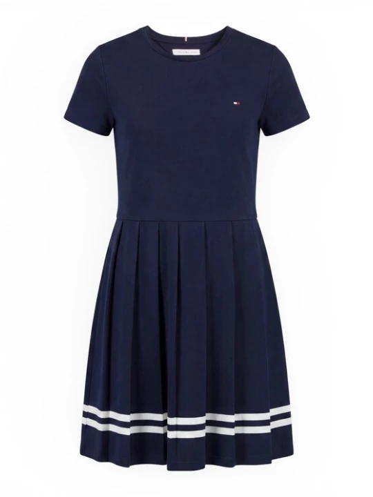 Foto van product TOMMY HILFIGER Jurk donkerblauw / wit