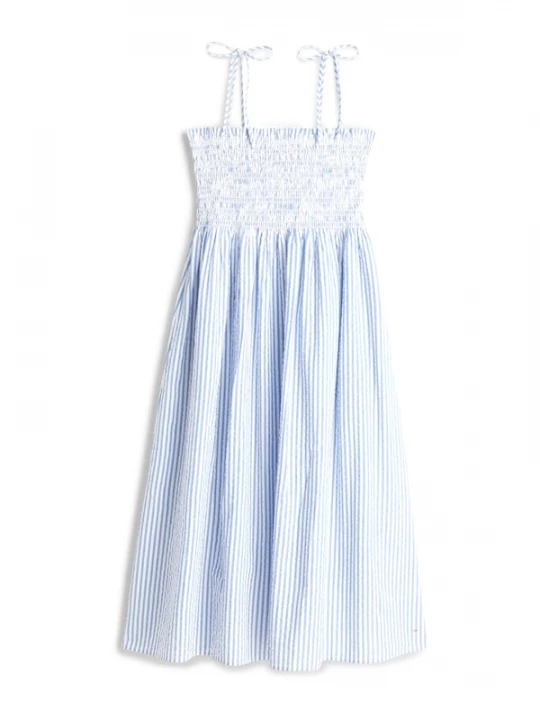 Foto van product TOMMY HILFIGER Jurk lichtblauw / wit
