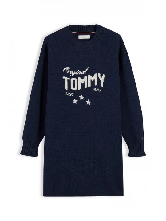 Foto van product TOMMY HILFIGER Jurk marine / wit