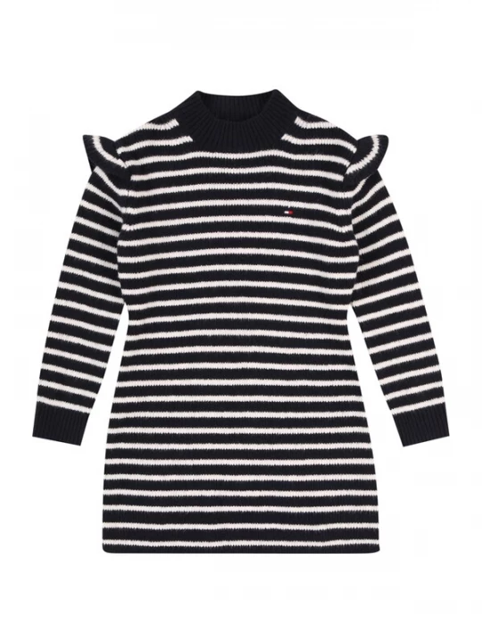 Foto van product TOMMY HILFIGER Jurk nachtblauw / wit