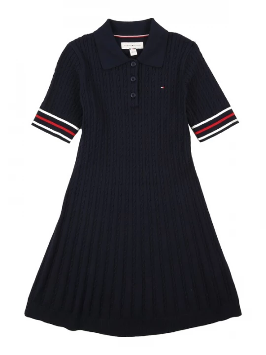 Foto van product TOMMY HILFIGER Jurk navy / rood / wit