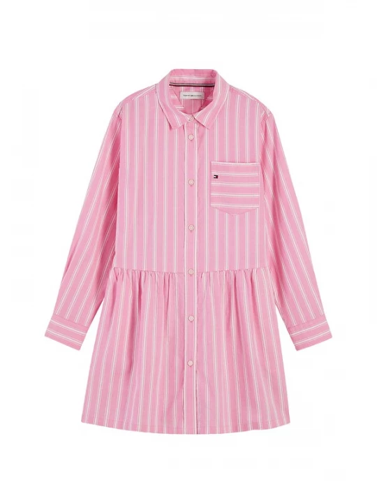 Foto van product TOMMY HILFIGER Jurk pink / wit