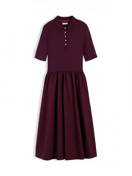 Foto van product TOMMY HILFIGER Jurk robijnrood