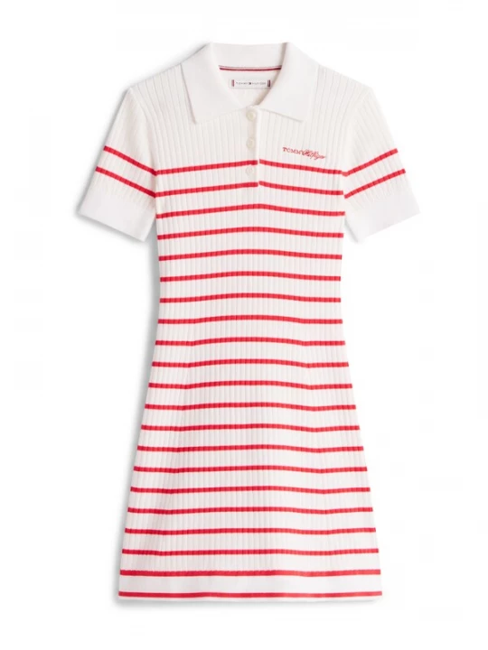 Foto van product TOMMY HILFIGER Jurk rood / wit
