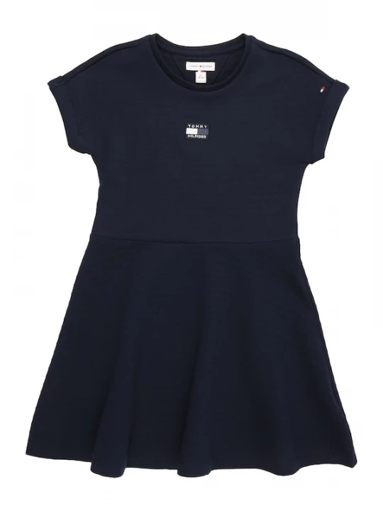 Foto van product TOMMY HILFIGER Jurk 'Tonal Flag Logo Skater' navy