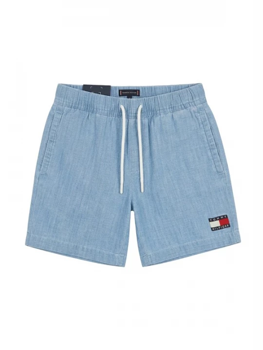 Foto van product Tommy Hilfiger Kids Broek 'Bermuda blu per bambino' blauw