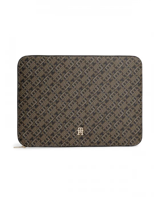 Foto van product TOMMY HILFIGER Laptoptas 'MONO' kaki / zwart / wit