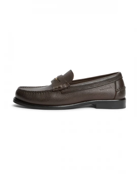 Foto van product TOMMY HILFIGER Mocassins 'Pebble Grain Penny' chocoladebruin