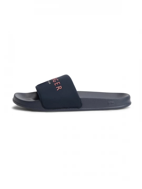 Foto van product TOMMY HILFIGER Muiltjes 'Logo Pool' navy / rood / wit