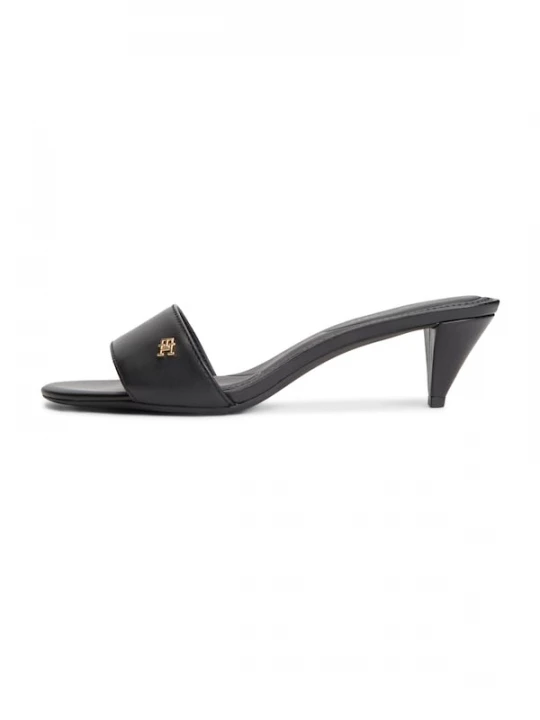 Foto van product TOMMY HILFIGER Muiltjes 'TH Monogram Heeled' zwart