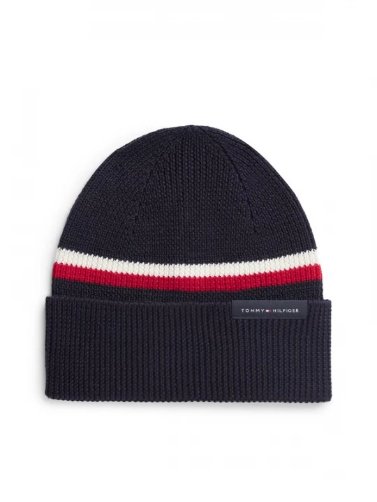 Foto van product TOMMY HILFIGER Muts ecru / donkerblauw / rood